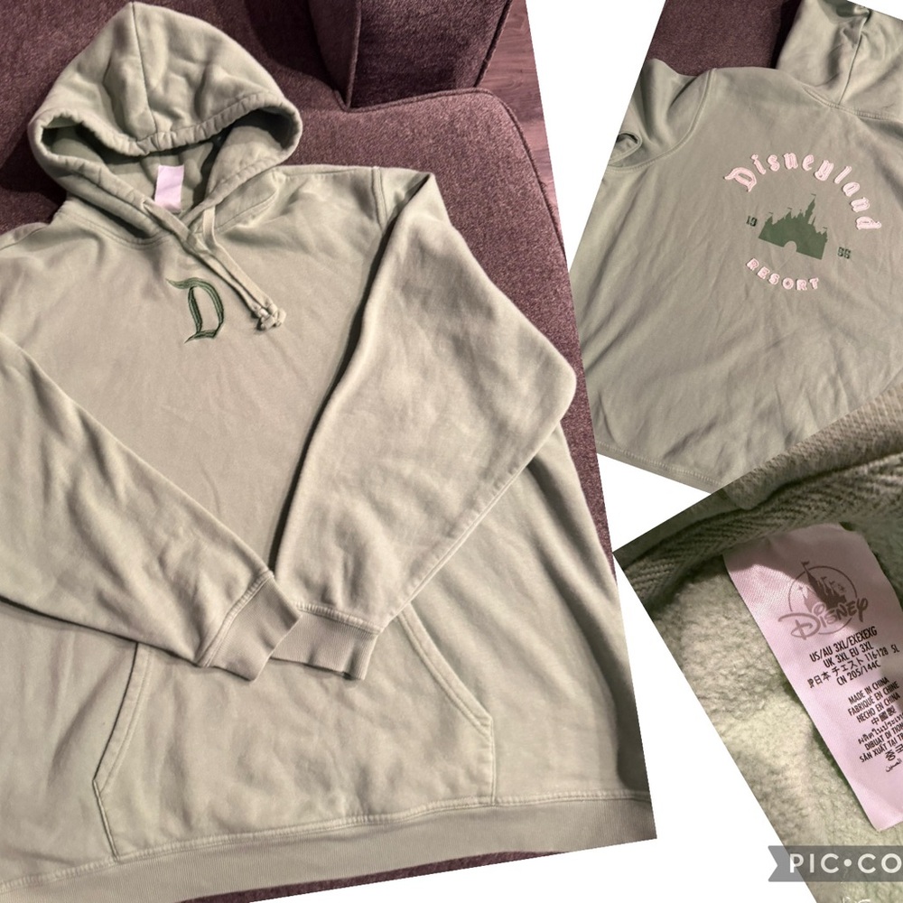 Disney Green Hoodie with Logo
